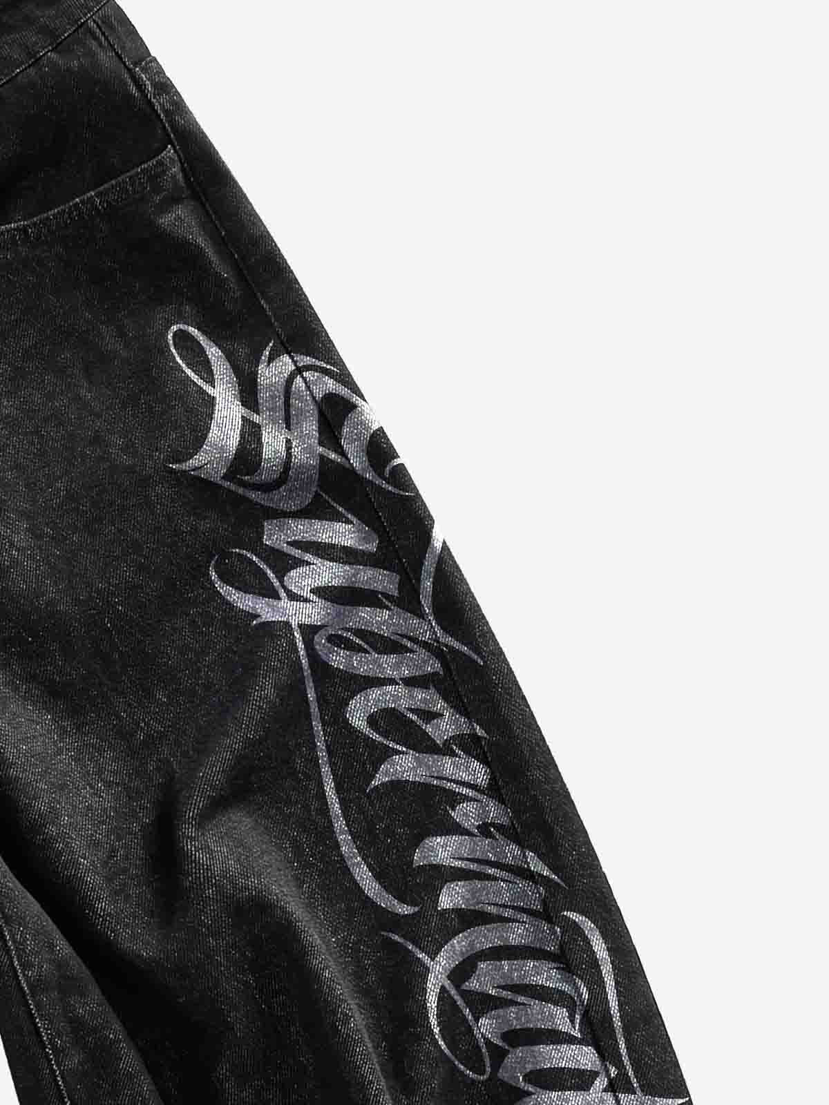 Irregular Hem Loose Shorts