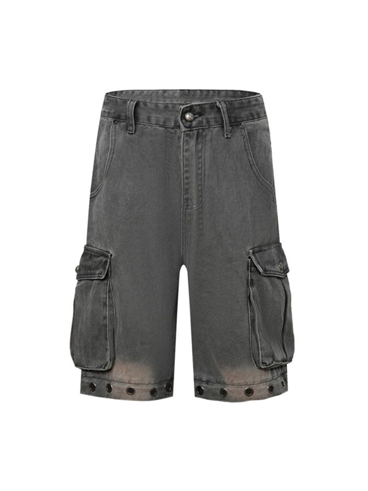 Deconstructed Detachable Split Cargo Jeans 