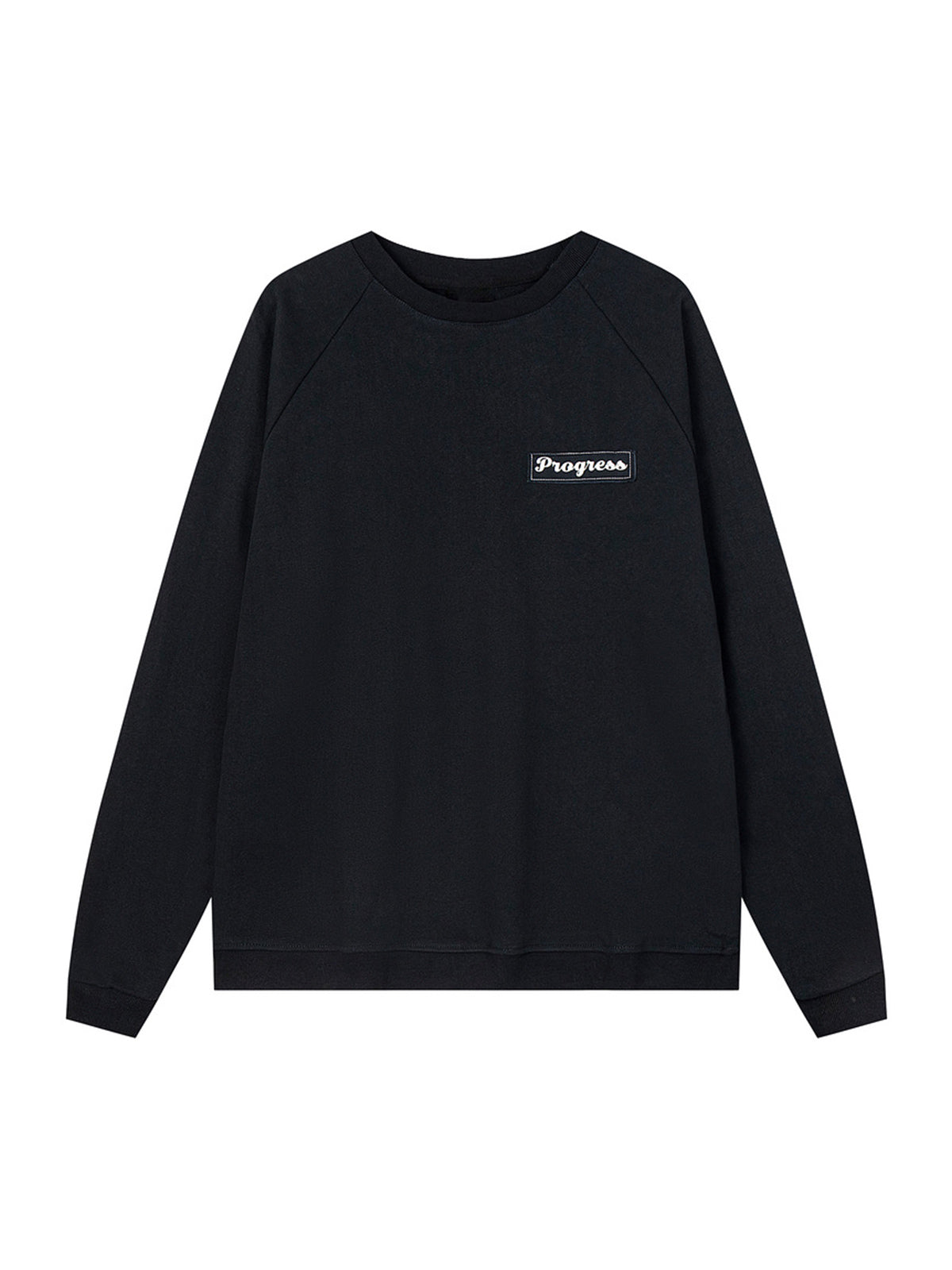Retro Applique Embroidery Printed Long Sleeve T-Shirt