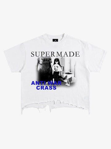 Anti-War Graphic Brushed Tee