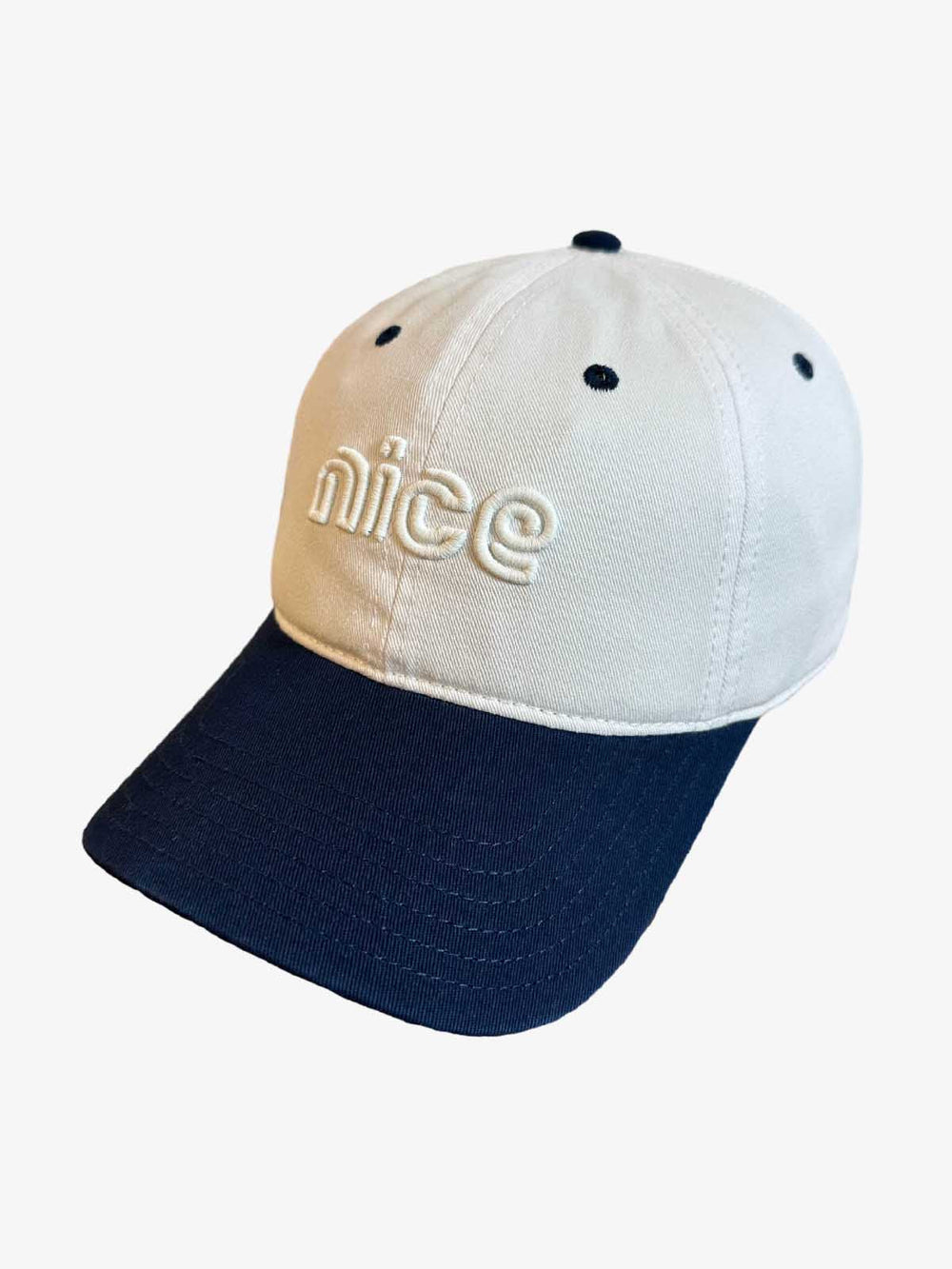 Color-Block Nice Letter Baseball Cap 