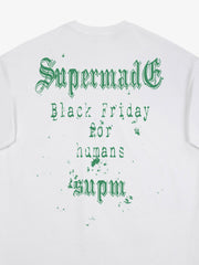 Gothic Skull Spiderweb Graphic T-Shirt 