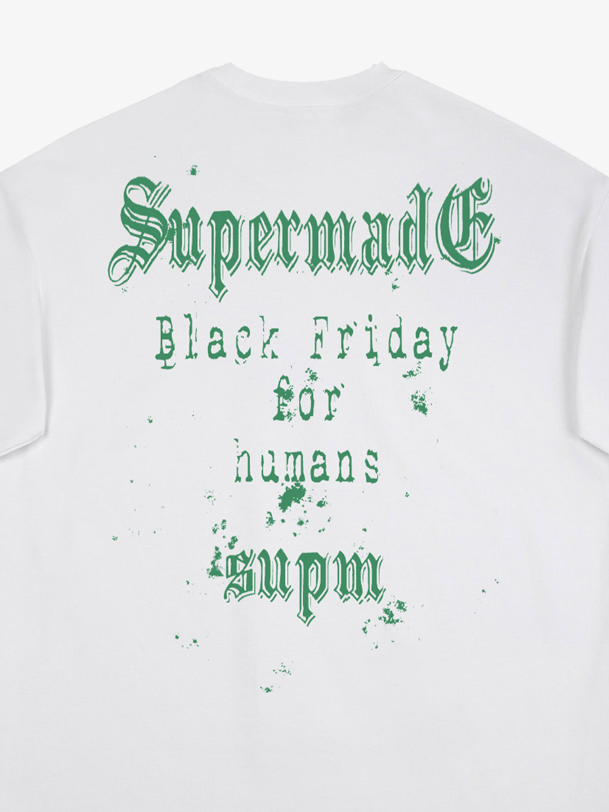 THE SUPERMADE Black Friday Gothic Skull Spiderweb Graphic T-Shirt 