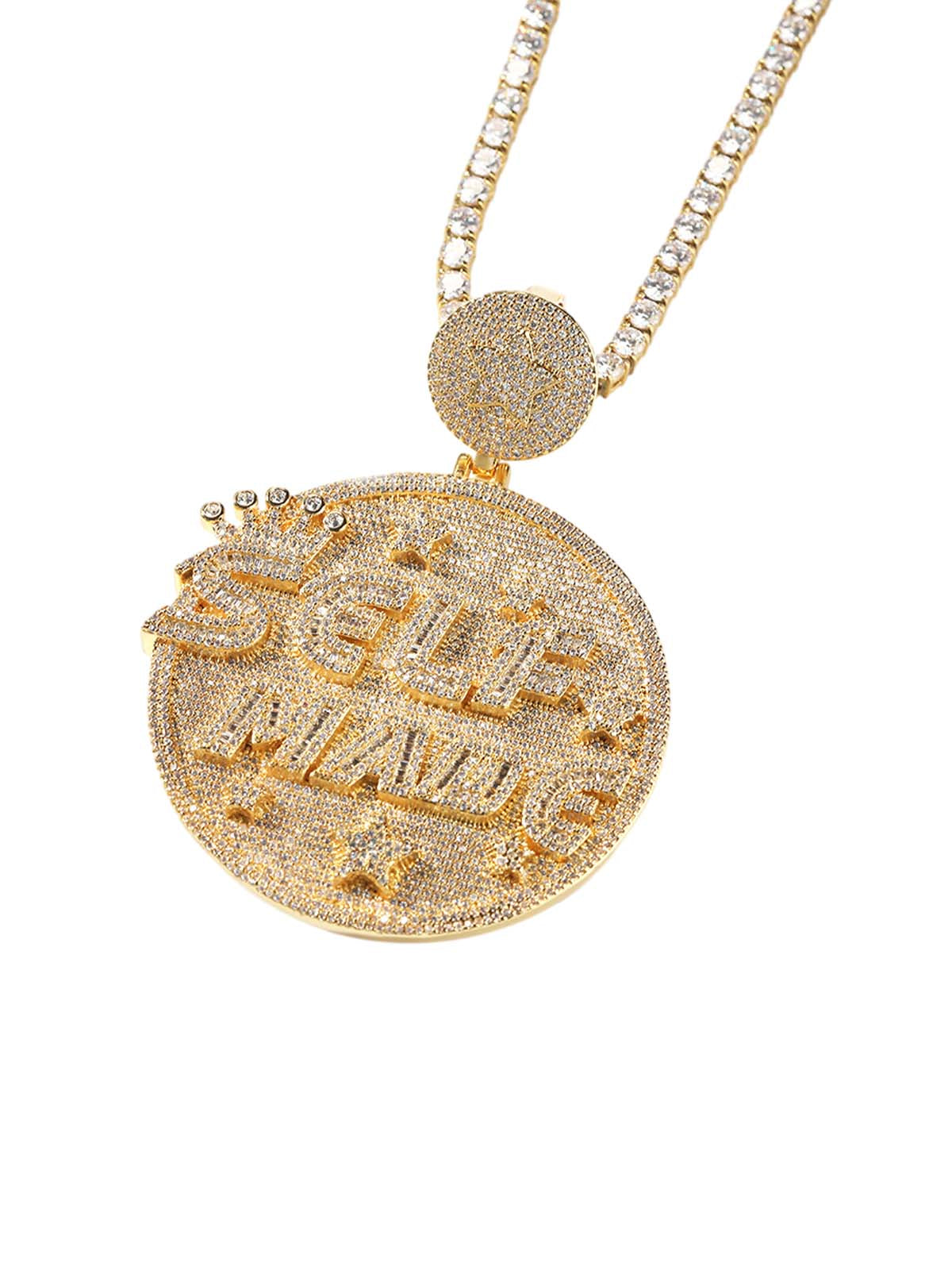 SELFMADE Letter Pendant Necklace 