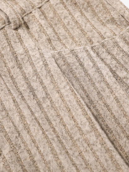 Wide-Leg Striped Trousers for Modern Elegance 