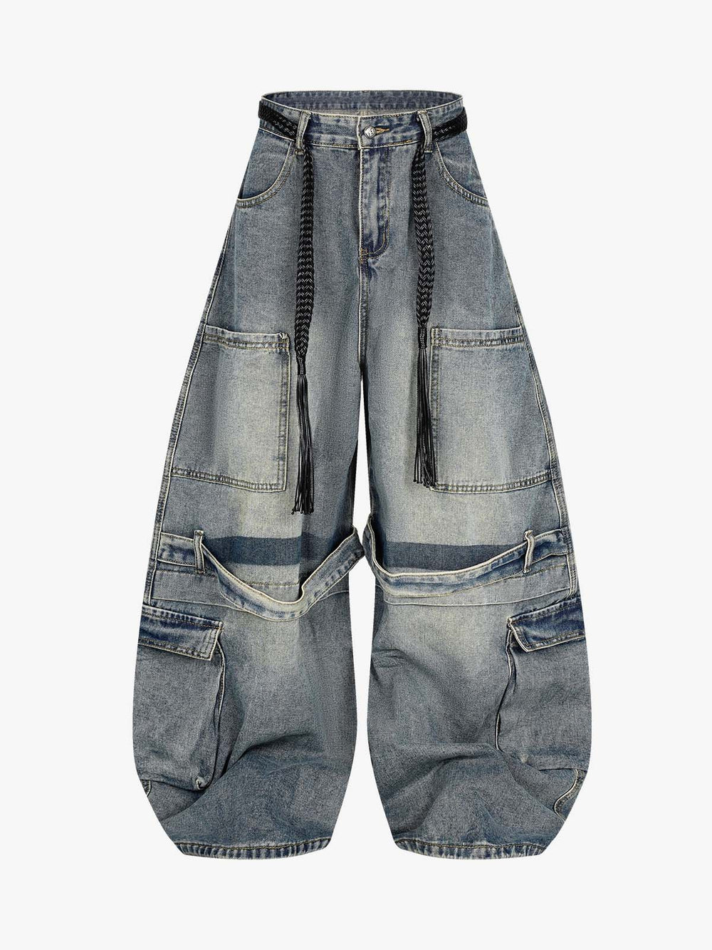 Drawstring Scimitar Jeans