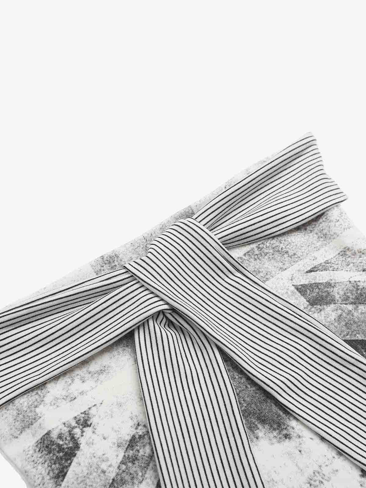 Striped Flag Graphic Tube Top