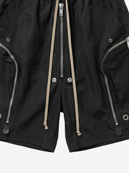 Heavy Zip Functional Techwear Shorts