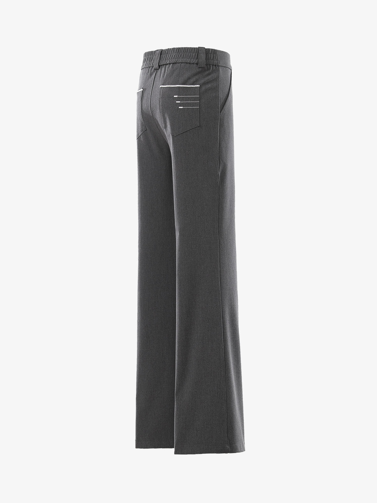Minimalistisch drapierte, maßgeschneiderte Hose