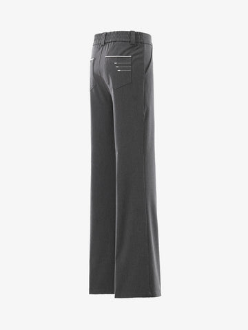 Minimalistisch drapierte, maßgeschneiderte Hose