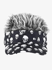 Totenkopf-Perückenkappe