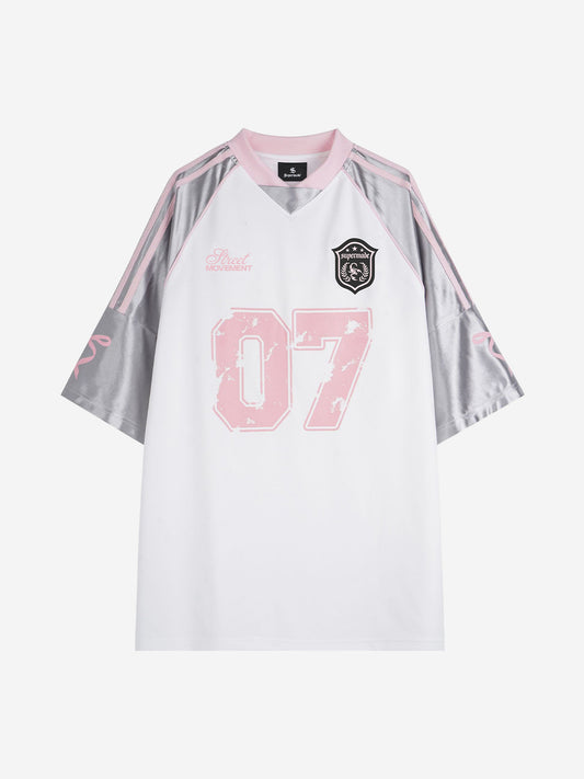 T-shirt raglan à empiècements numéro 07