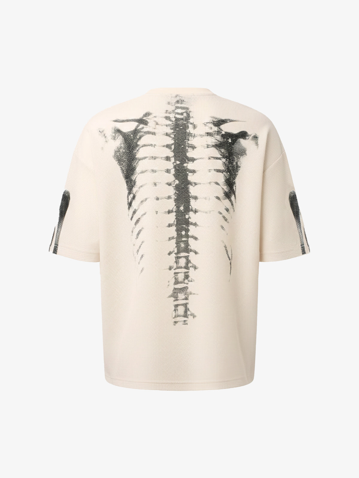 Skeleton Print Long Sleeve T-Shirt - Bold and Edgy Design for Men 