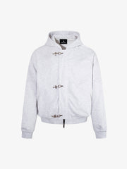 Metal Button Boxy Fit Bomber Jacket