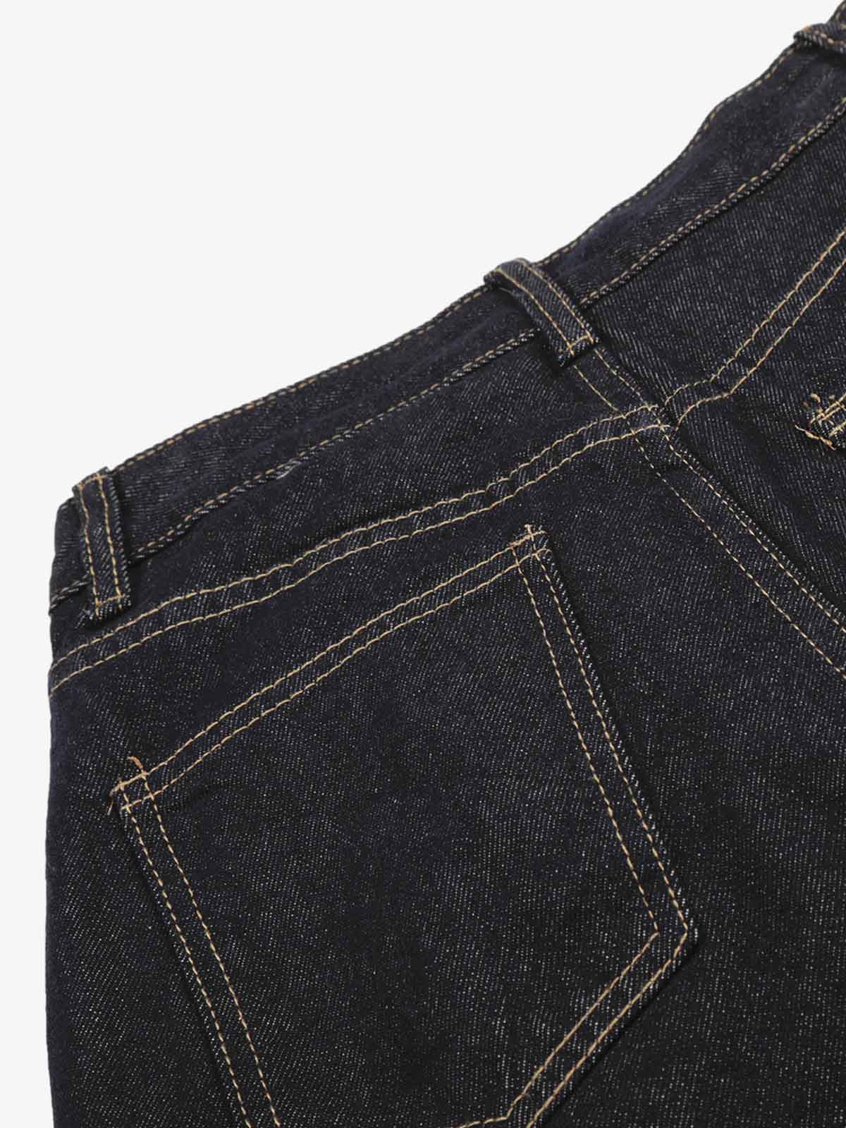 Denim Patchwork Wide Leg Pants with Leopard Star Charm and Side Pockets 