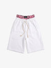 Logo Embroidery Double Waist Shorts