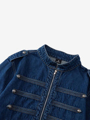 Structured Napoleonic Denim Jacket