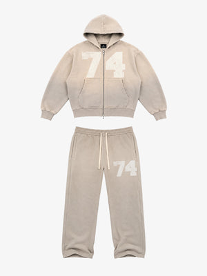 Ombré Number Graphic Matching Set
