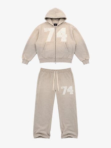 Ombré Number Graphic Matching Set