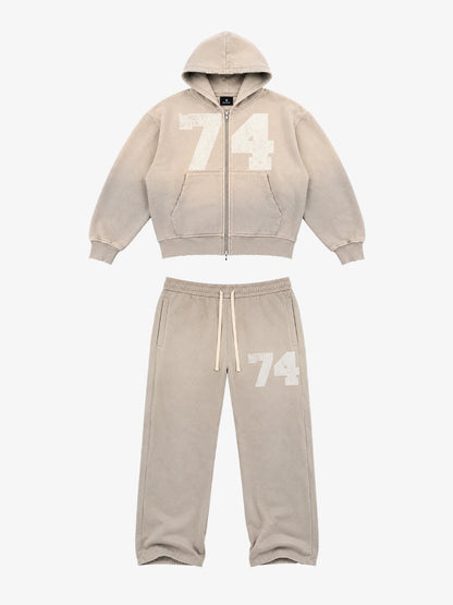 Ombré Number Graphic Matching Set