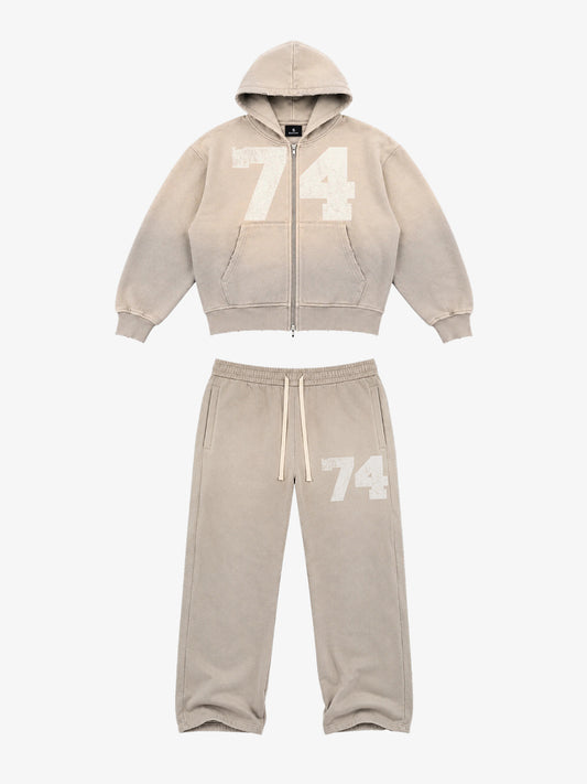 Ombré Number Graphic Matching Set