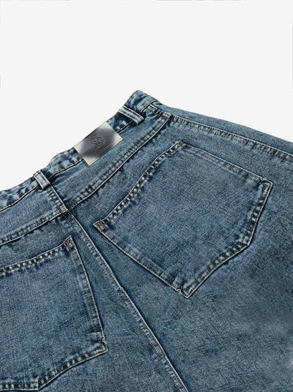 Wide Leg Striped Patchwork Letter Print Pants