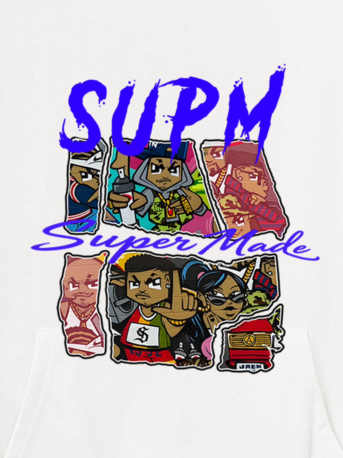 Stylish Graphic Hoodie with Unique Character Design for Casual Wear 