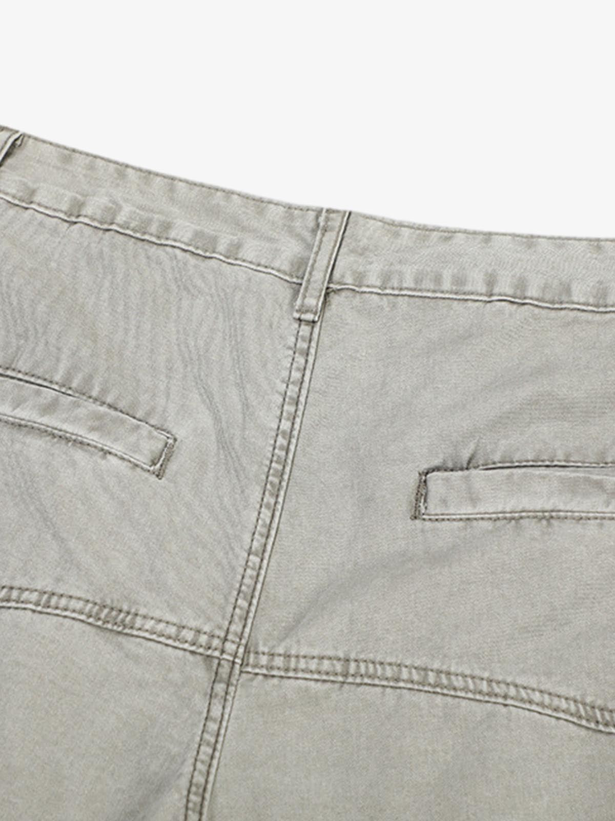 Wide-Leg Cargo Pants with Unique Pocket Design for Casual Style 