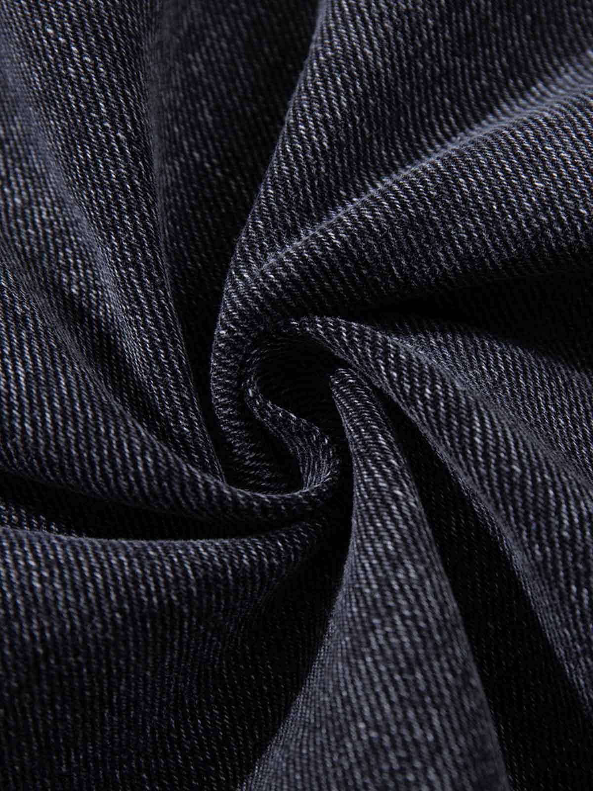 Retro Distressed Colorful Graffiti Art Print Jeans 