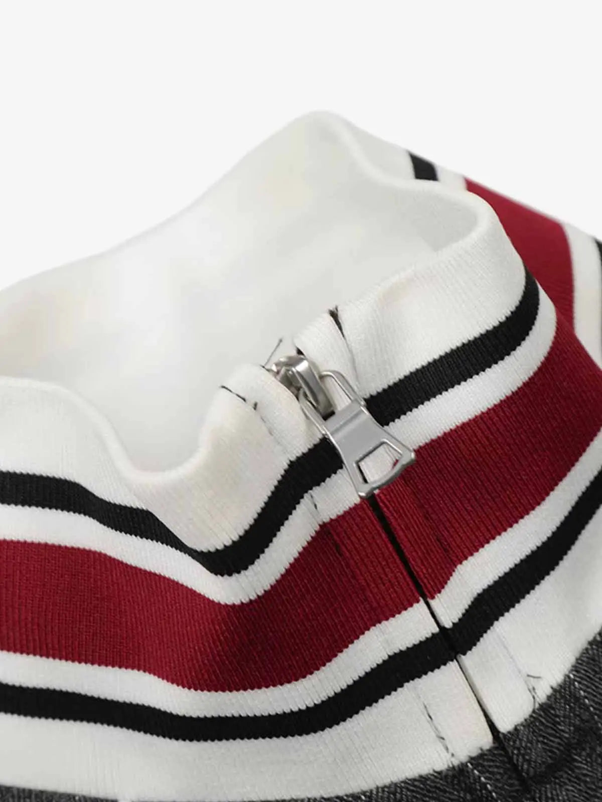 Pinstripe Vertical Embroidery Track Jacket 
