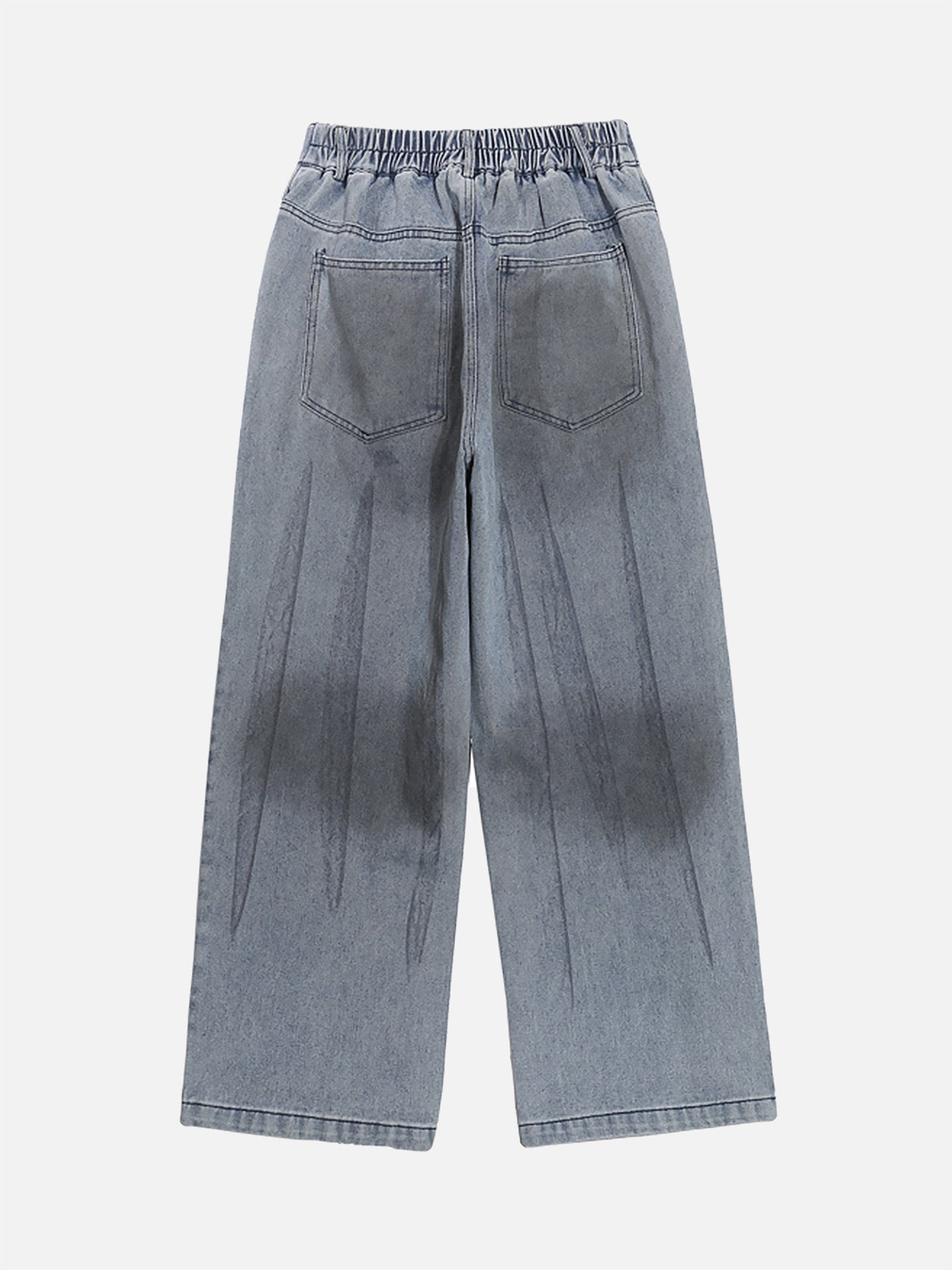 Thesupermade Creative Design Street Hip Hop Washed Jeans