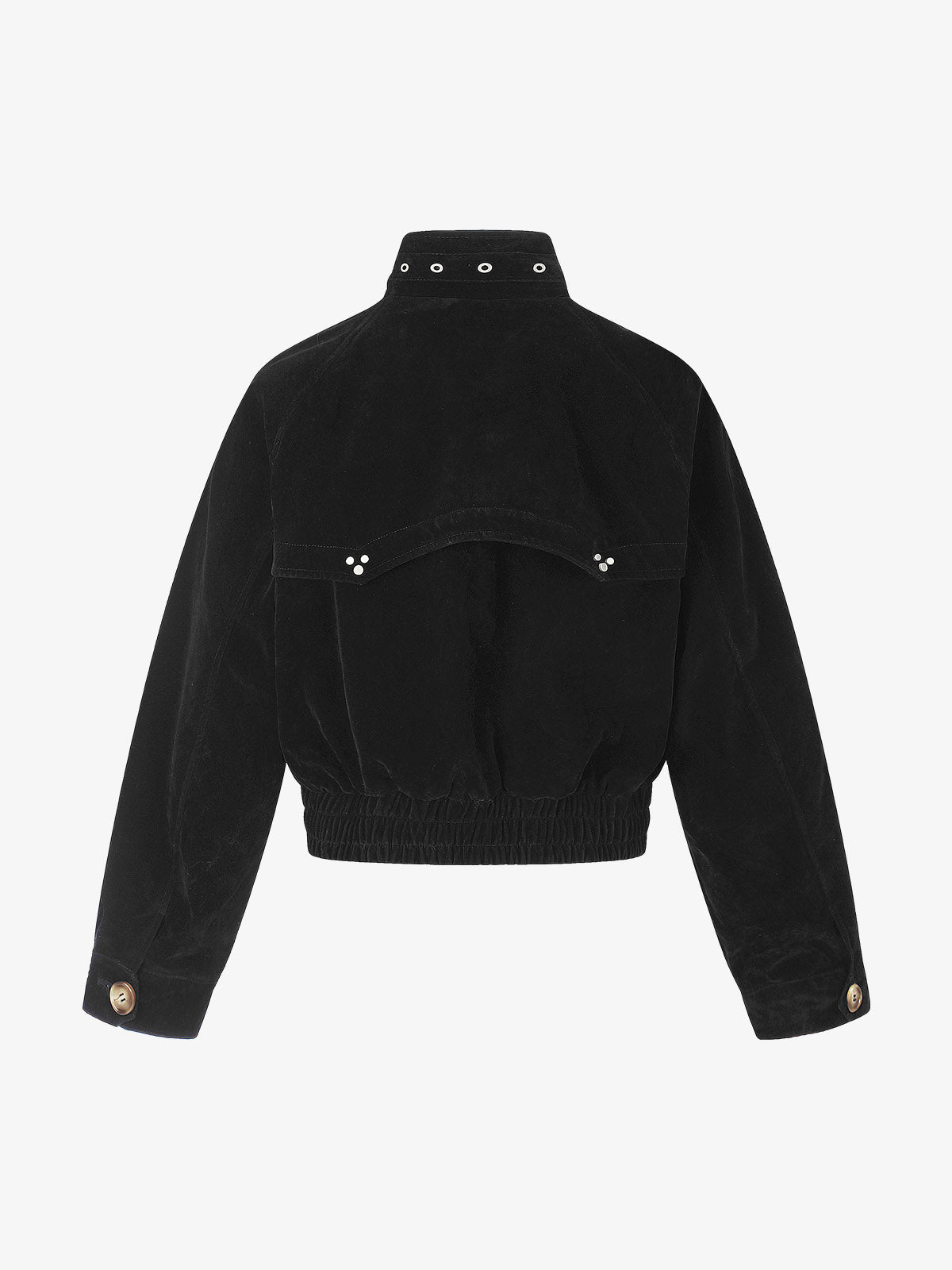 Studded Cropped Utility Jacket