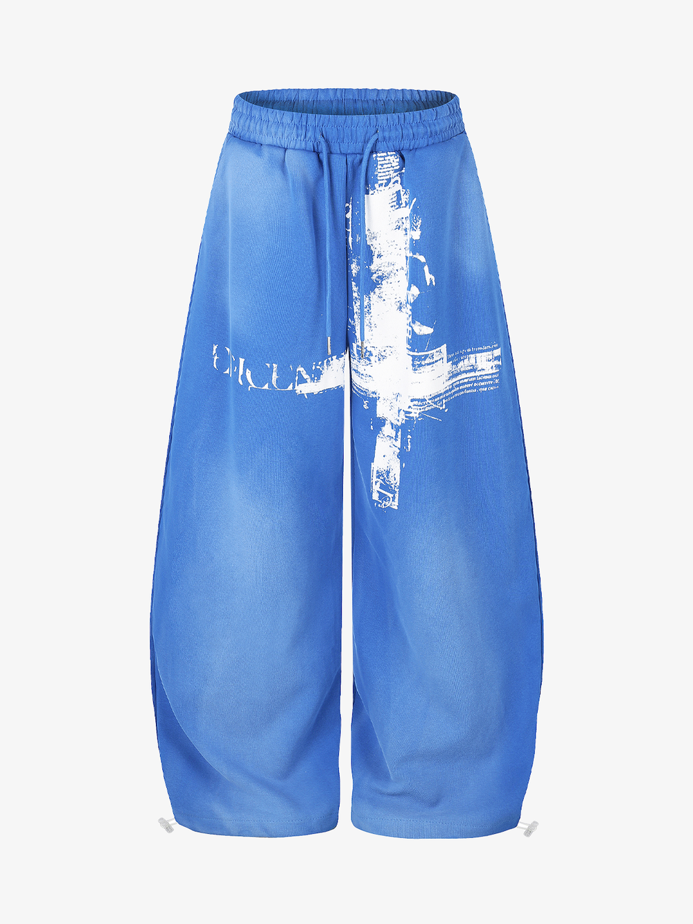 Cross Graphic Curved-Leg Sweatpants