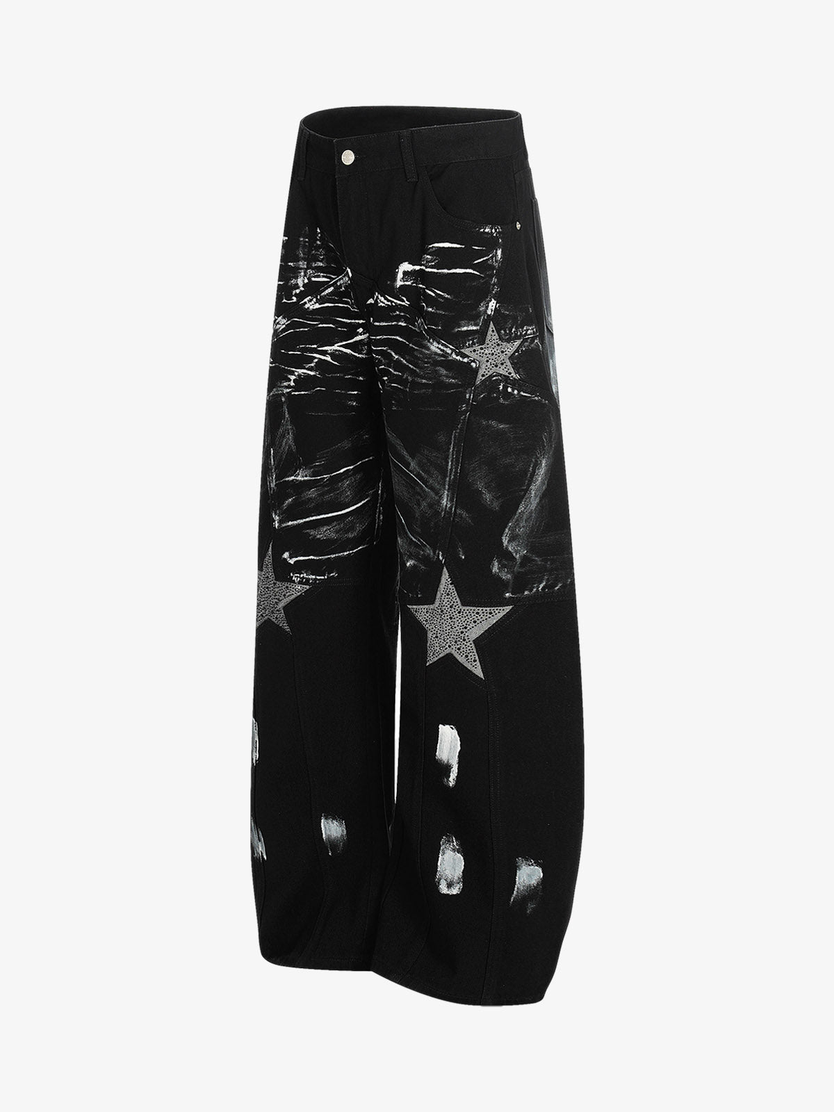 Street Star Painted Barrel Jeans 