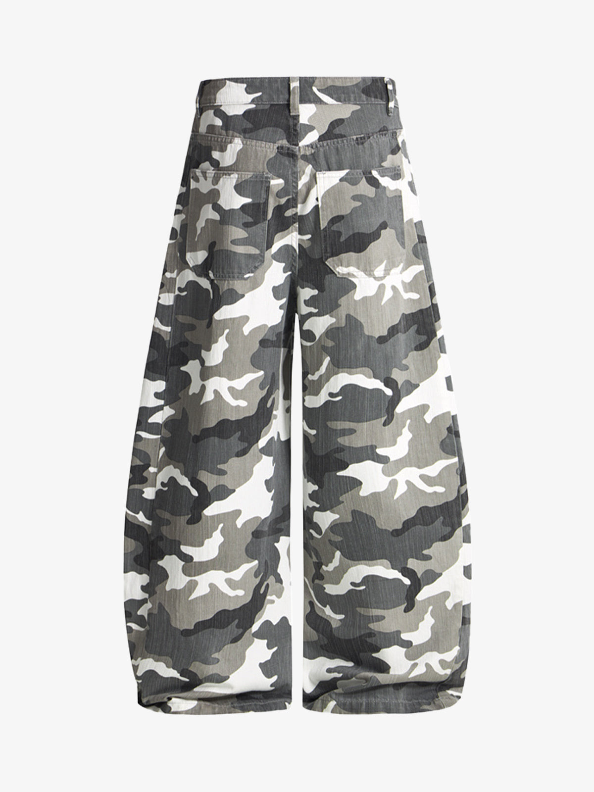 Camouflage Wide-Leg Trousers for Casual and Outdoor Adventures 