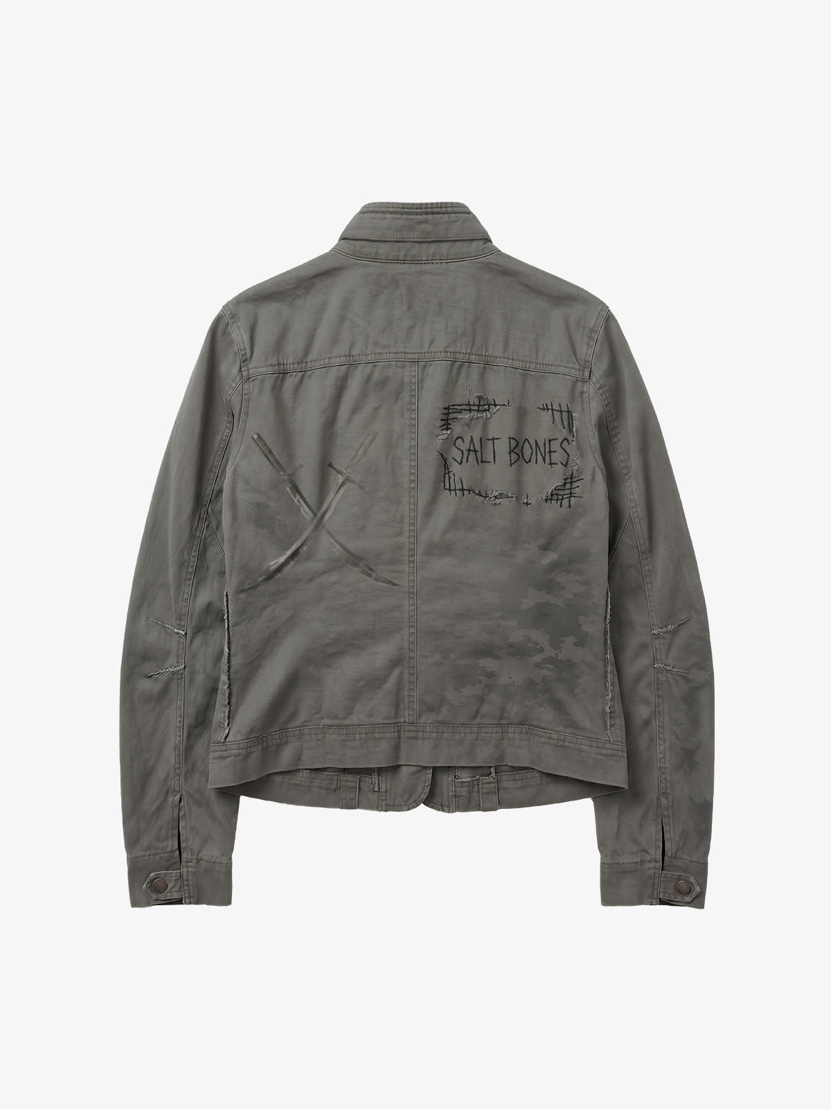 Skull Patch Embroidered Heavyweight M65 Jacket