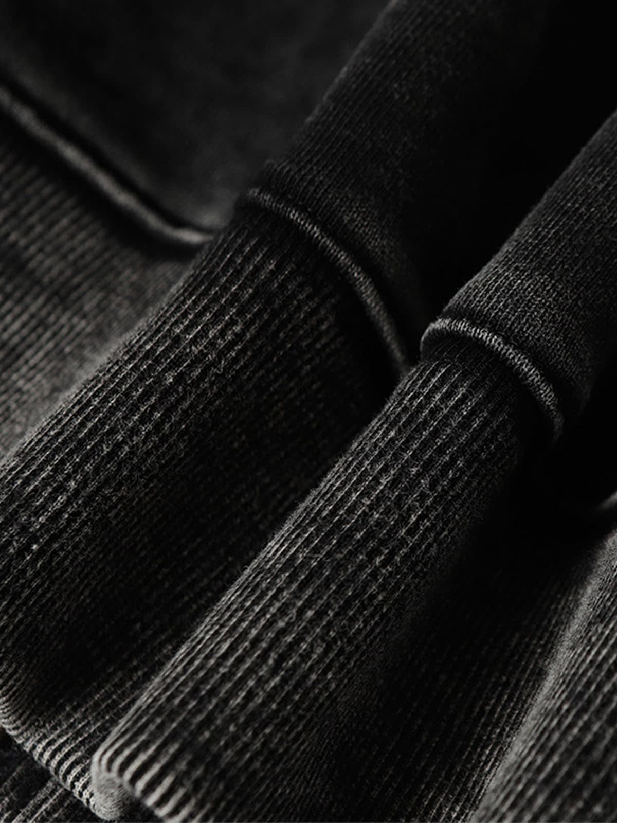 Stylish Black Hooded Jacket with Zippered Pockets and Faux Fur Lining for Ultimate Comfort 