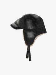 Street-style Retro Distressed Cowboy Aviator Cap
