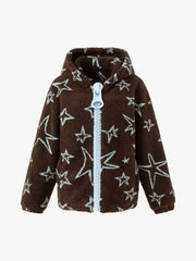 Star Bunny-Ear Hood Oversized-Zip Padded Coat
