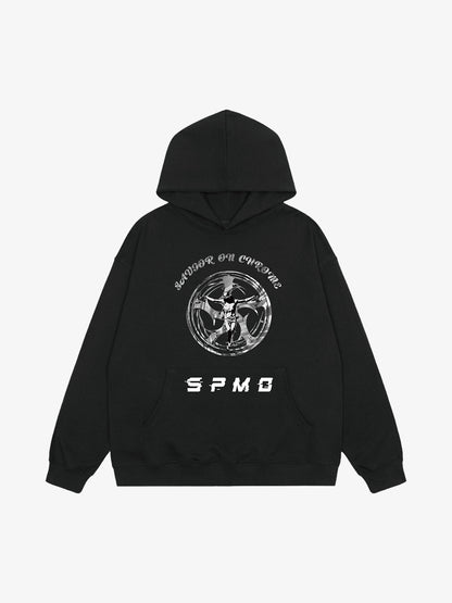 SAVIOR ON CHROME Graphic Hoodie 