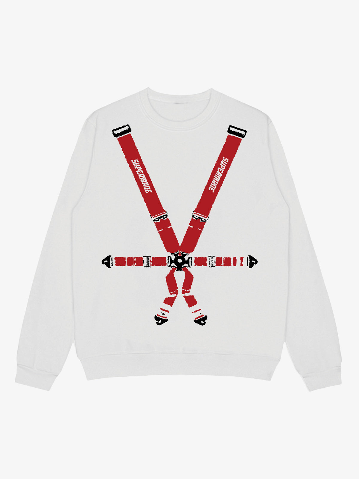 Racing Seat Belt Graphic Sweatshirt 