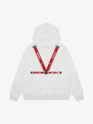 Racing seat belt Design Hoodie 