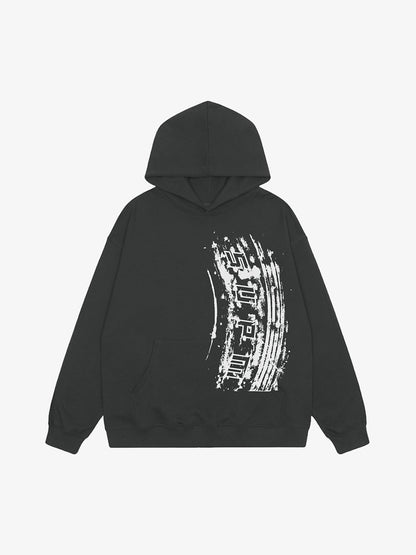 SUPM Tire track pattern design Hoodie 