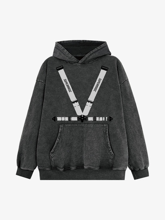 Racing Seat Belt Pattern  Design Hoodie 