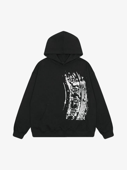 SUPM Tire track pattern design Hoodie 