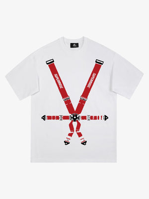 Original Racing seatbelt graphic T-shirt 