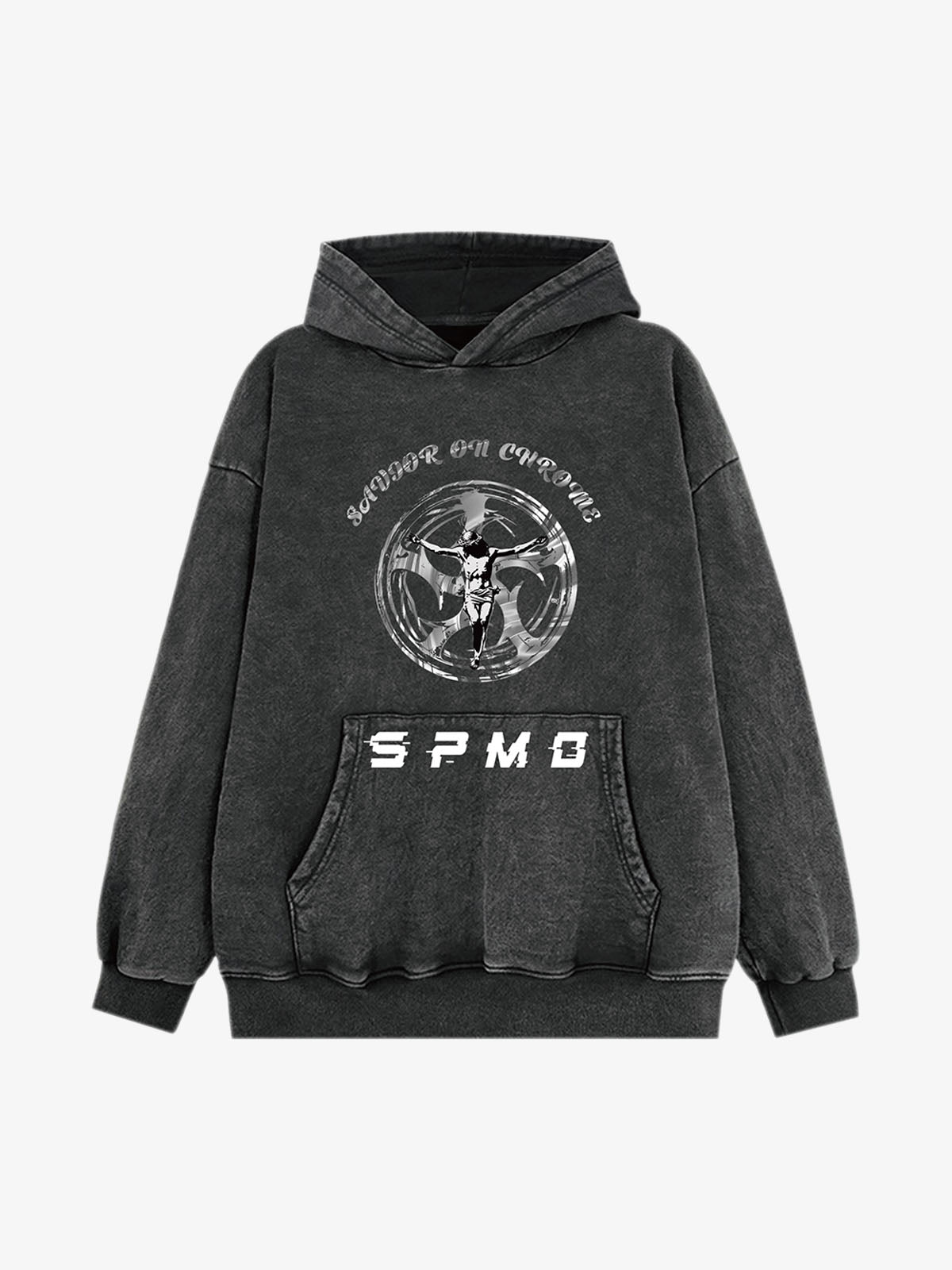 SAVIOR ON CHROME Graphic Hoodie 