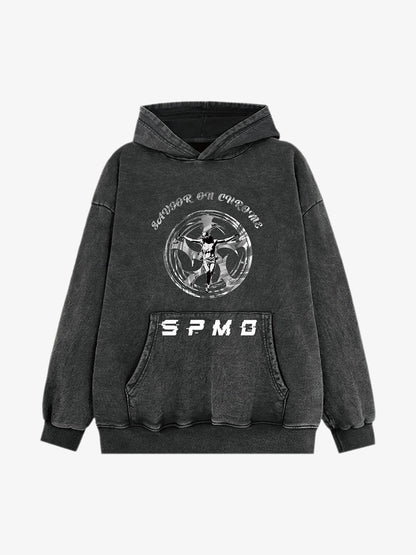 SAVIOR ON CHROME Graphic Hoodie 