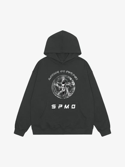 SAVIOR ON CHROME Graphic Hoodie 