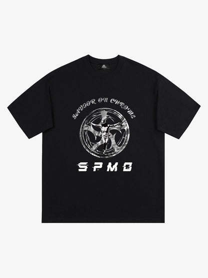 SAVIOR ON CHROME Graphic T-Shirt 